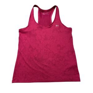 Under Armour Womens L Pink Lightweight Athletic Racerback Tank